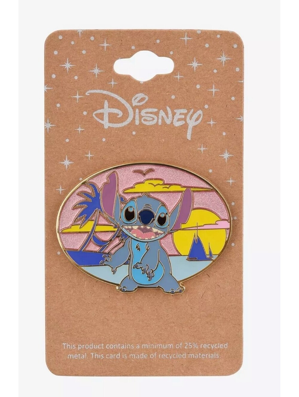 Disney Lilo & Stitch Sunset Stitch Enamel Pin